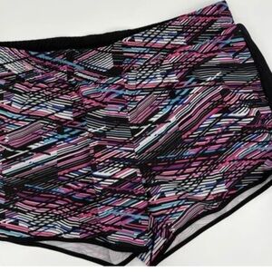 Fabletics Lined Running Shorts Pink Blue Multicolor Women's Med athleisure gym